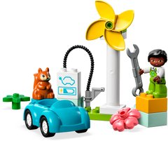 Конструктор "DUPLO Town Вітрогенератор та електромобіль" - LEGO