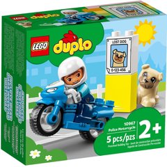 Конструктор "DUPLO Town Поліцейський мотоцикл" - LEGO