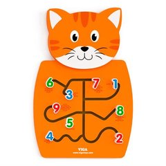 Бізіборд "Котик із цифрами" - Viga Toys
