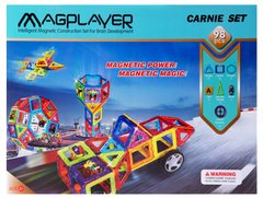 Магнітний конструктор "Перегони на карнавалі", 98 елементів - MagРlayer