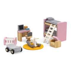 Дерев'яні меблі для ляльок "PolarB: Дитяча кімната" - Viga Toys