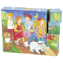 Дерев’яні кубики «Пригоди Пеггі Діглді» - goki