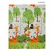 Дитячий двосторонній, складний килимок "Весела жирафа та Загадковий ліс", 150х180x1 см - POPPET 2