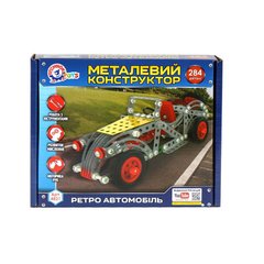 Конструктор металевий "Ретро автомобіль", 284 деталі - Технок
