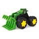 Іграшковий трактор «Monster Treads» з ковшем і великими колесами - John Deere Kids 10