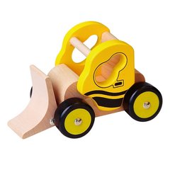 Дерев'яна іграшкова машинка "Бульдозер" - Viga Toys