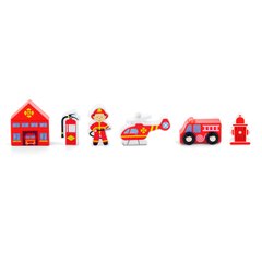 Набір для залізниці "Пожежна станція" - Viga Toys