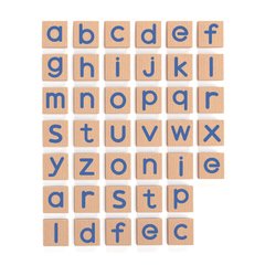 Набір магнітних літер "Малі", 40 штук - Viga Toys