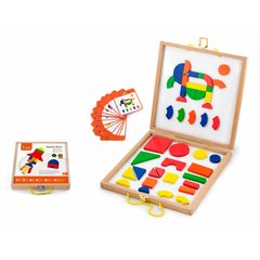 Набір магнітних блоків "Форми і кольори" - Viga Toys