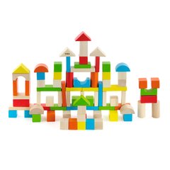 Дерев'яні кубики "Кольорові блоки", 80 штук, 2,5 см - Viga Toys