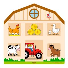 Бізіборд "Будиночок на фермі" - Viga Toys
