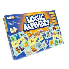 Ігровий набір пазлів "Logic Alphabet", 66 елементів - Danko Toys
